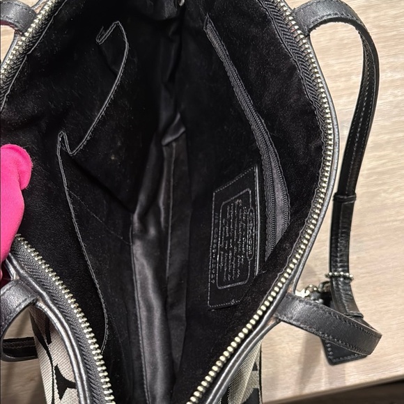 Coach Black and Gray Signature Tote Bag - Picture 2 of 8